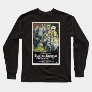 Buster Keaton Convict 13 Long Sleeve T-Shirt